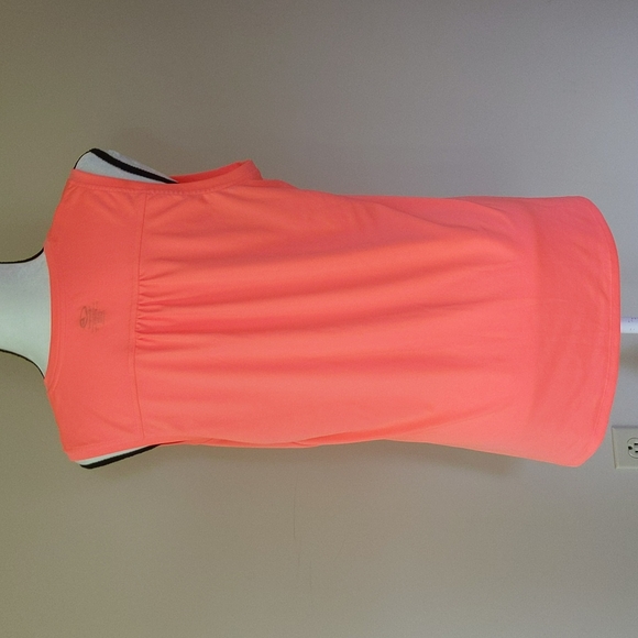 C9 by Champion Pleated V Neck Athletic Workout Top XXL Tangerine - Picture 8 of 11